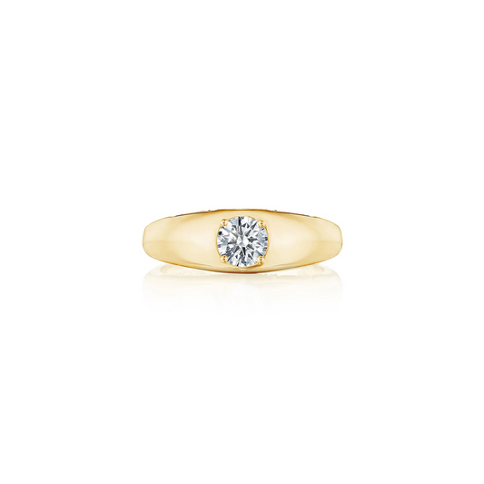 Domed Diamond Ring - 0.52ct