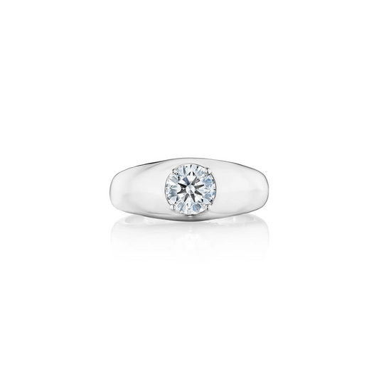 Domed Diamond Ring - 1.02ct