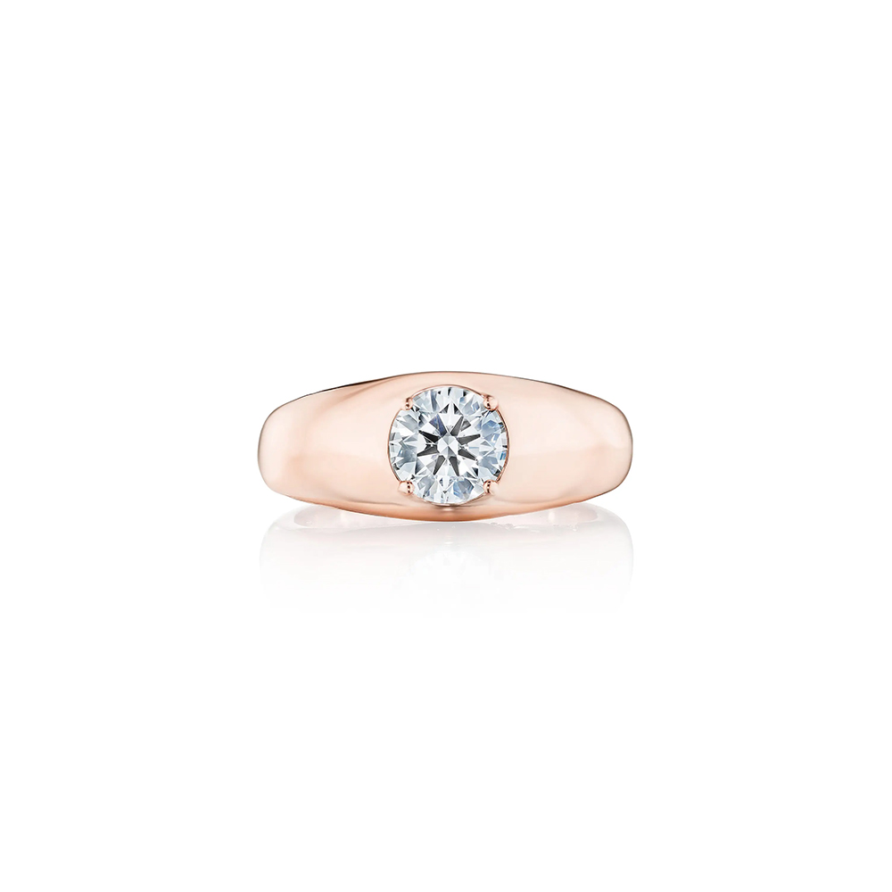 Domed Diamond Ring - 1.02ct