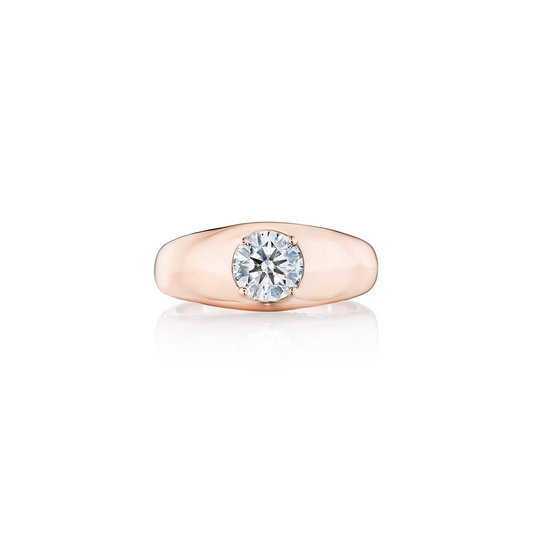 Domed Diamond Ring - 1.02ct