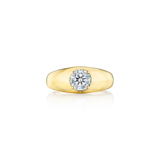 Domed Diamond Ring - 1.02ct