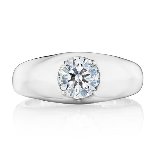Domed Diamond Ring - 1.02ct