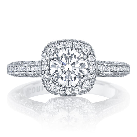 Round Bloom Engagement Ring