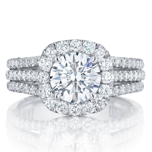 Round Bloom Engagement Ring