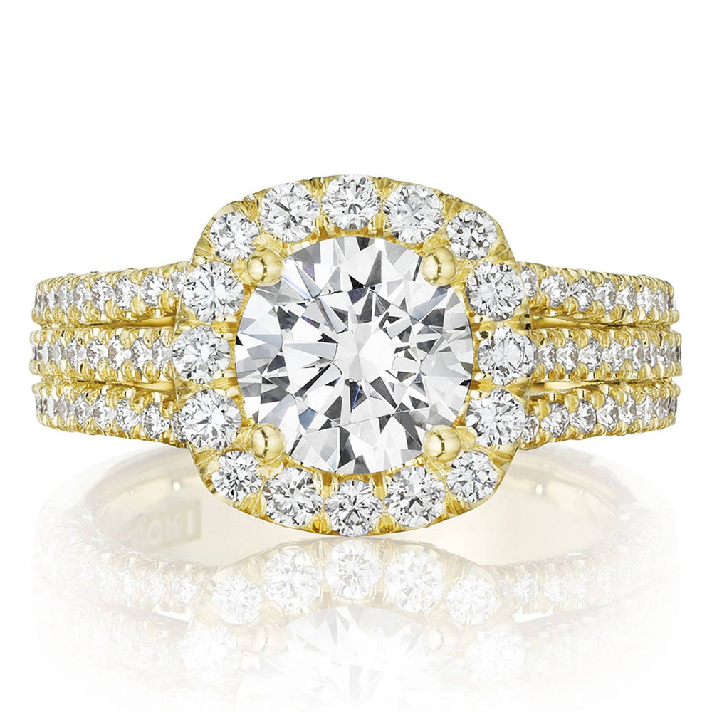 Round Bloom Engagement Ring