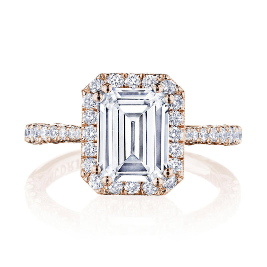 Emerald Bloom Engagement Ring
