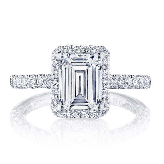 Emerald Bloom Engagement Ring