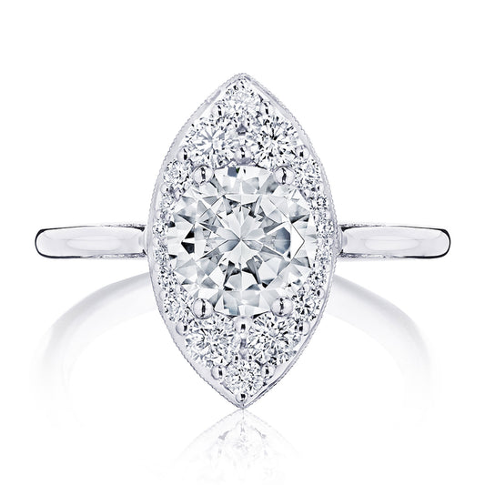 Round Bloom Engagement Ring