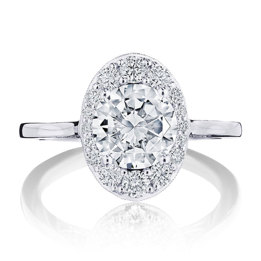 Round Bloom Engagement Ring