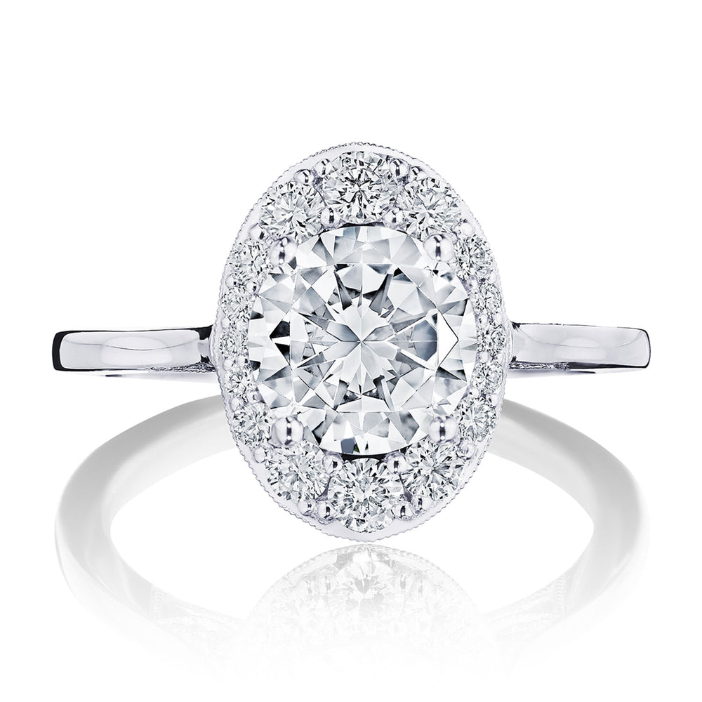 Round Bloom Engagement Ring