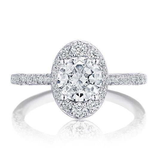 Round Bloom Engagement Ring