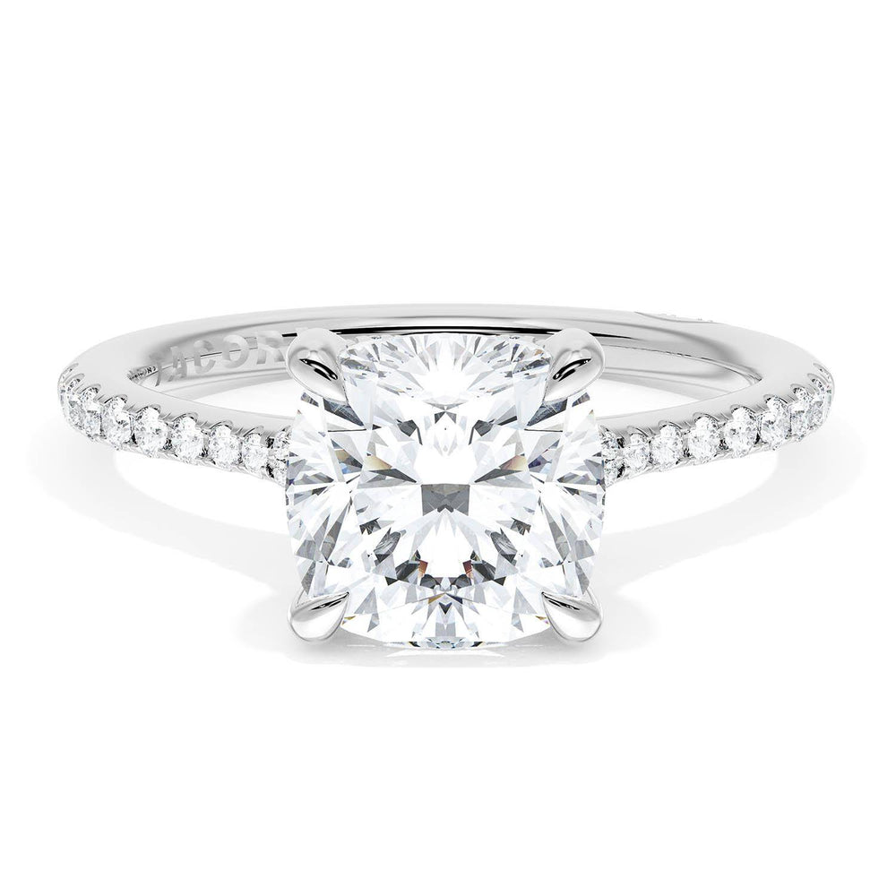 Cushion Solitaire Engagement Ring