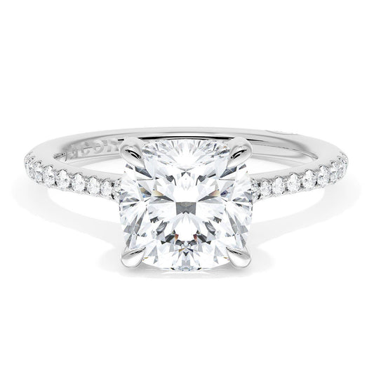 Cushion Solitaire Engagement Ring