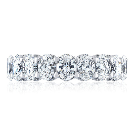 Oval Cut Diamond Eternity Band