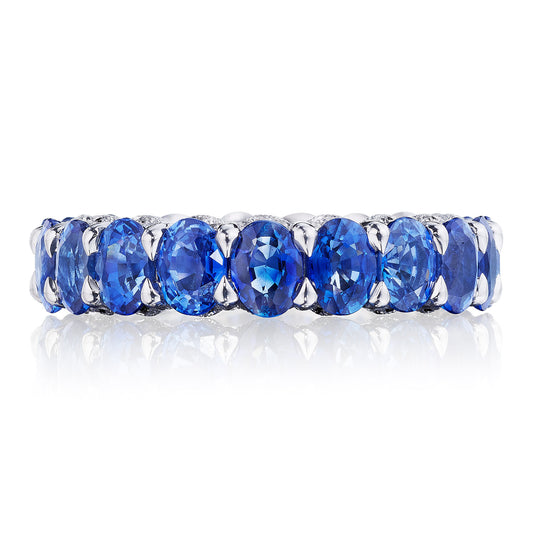 Oval Cut Sapphire Eternity Band