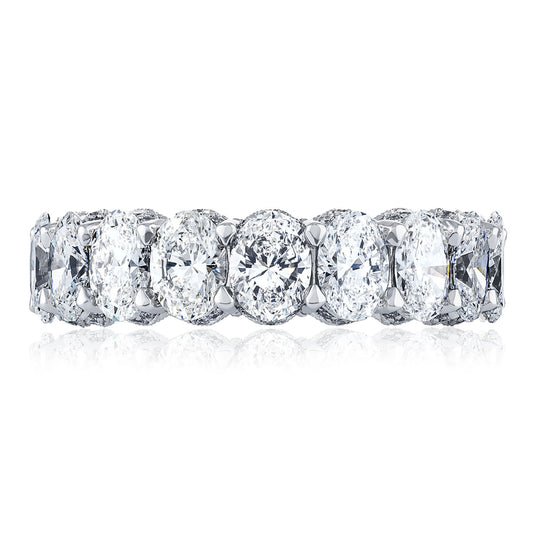 Oval Cut Diamond Eternity Band
