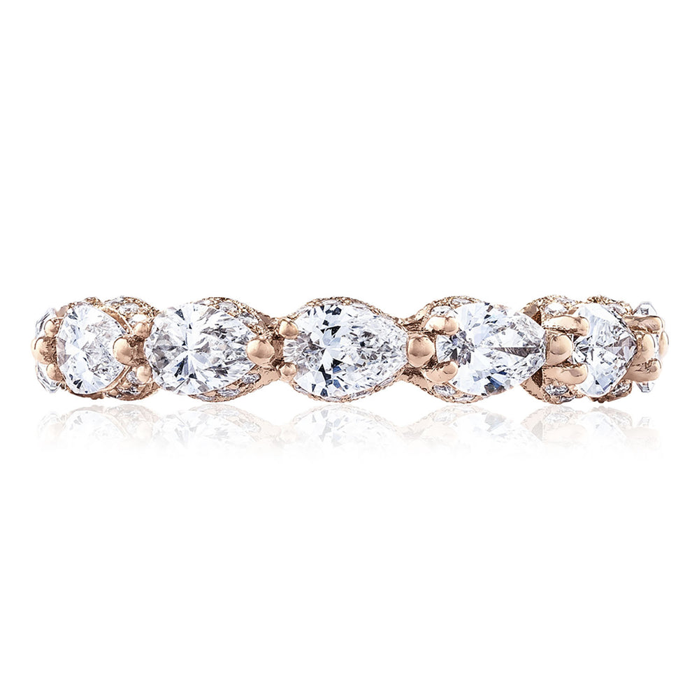 Pear Cut Diamond Eternity Band