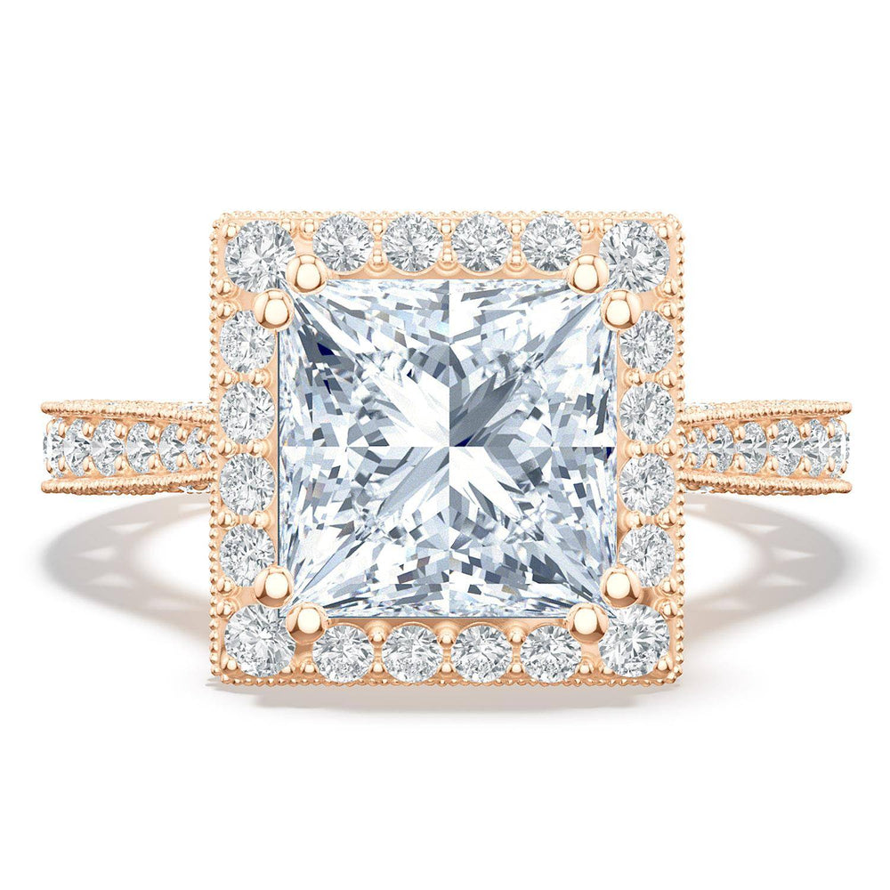 Princess Bloom Engagement Ring