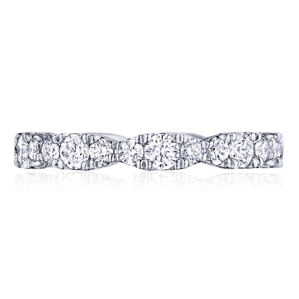 Marquise Shape Design Detail Wedding Band