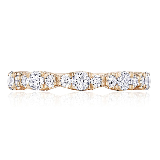 Marquise Shape Design Detail Wedding Band