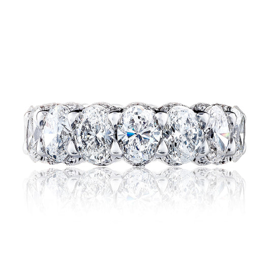 Oval Cut Diamond Eternity Band