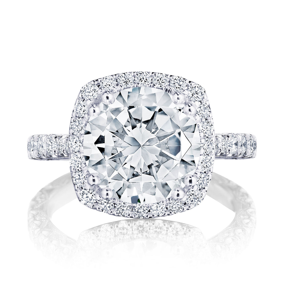 Cushion Bloom Engagement Ring
