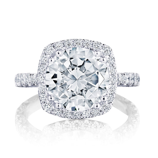 Cushion Bloom Engagement Ring