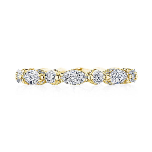 Marquise and Round Diamond Eternity Band