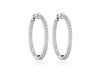 30MM FELICITY DIAMOND HOOP
