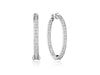 30MM FELICITY DIAMOND HOOP