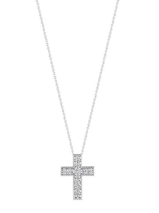MEDIUM DIAMOND BOX CROSS