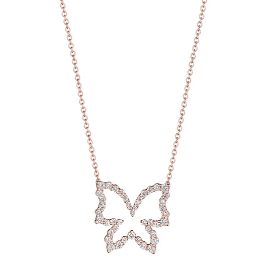 DIAMOND BUTTERFLY PENDANT