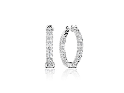 22MM ROYALTY DIAMOND HOOP