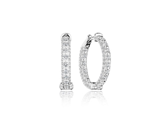 22MM ROYALTY DIAMOND HOOP