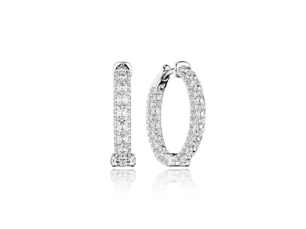 22MM ROYALTY DIAMOND HOOP