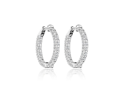 22MM ROYALTY DIAMOND HOOP