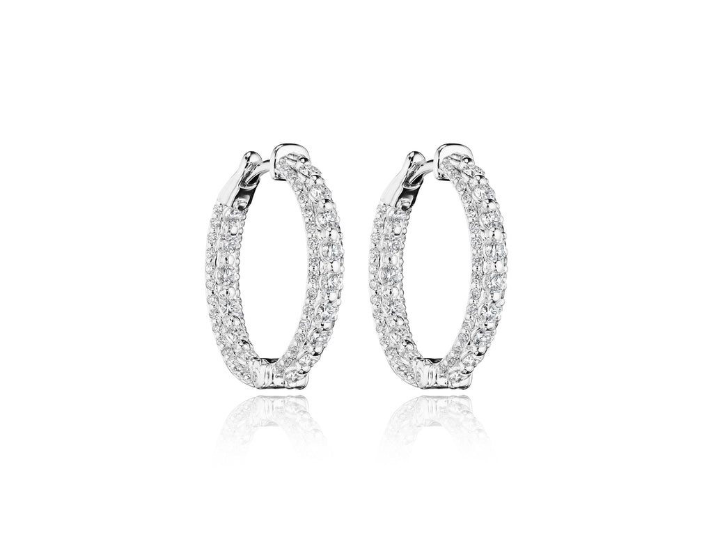 22MM ROYALTY DIAMOND HOOP