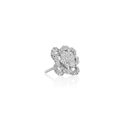FLORET CLUSTER DIAMOND STUD