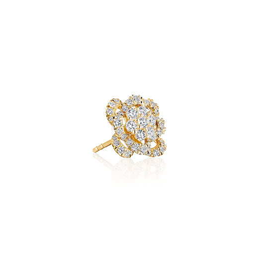 FLORET CLUSTER DIAMOND STUD