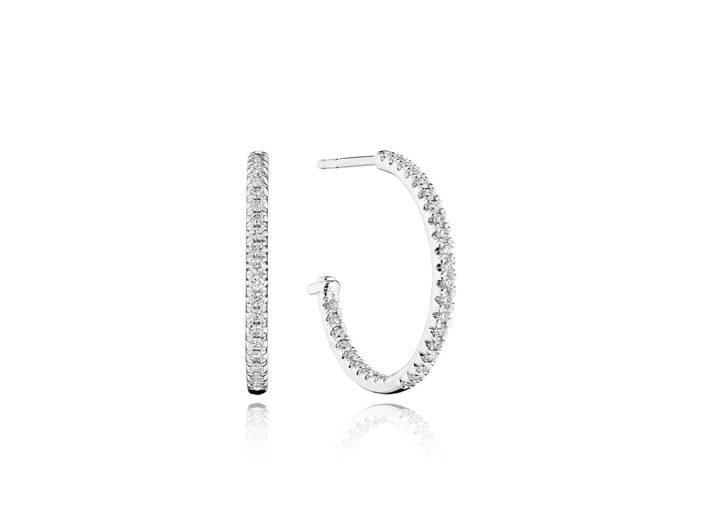 22MM WHIMSY DIAMOND HOOP