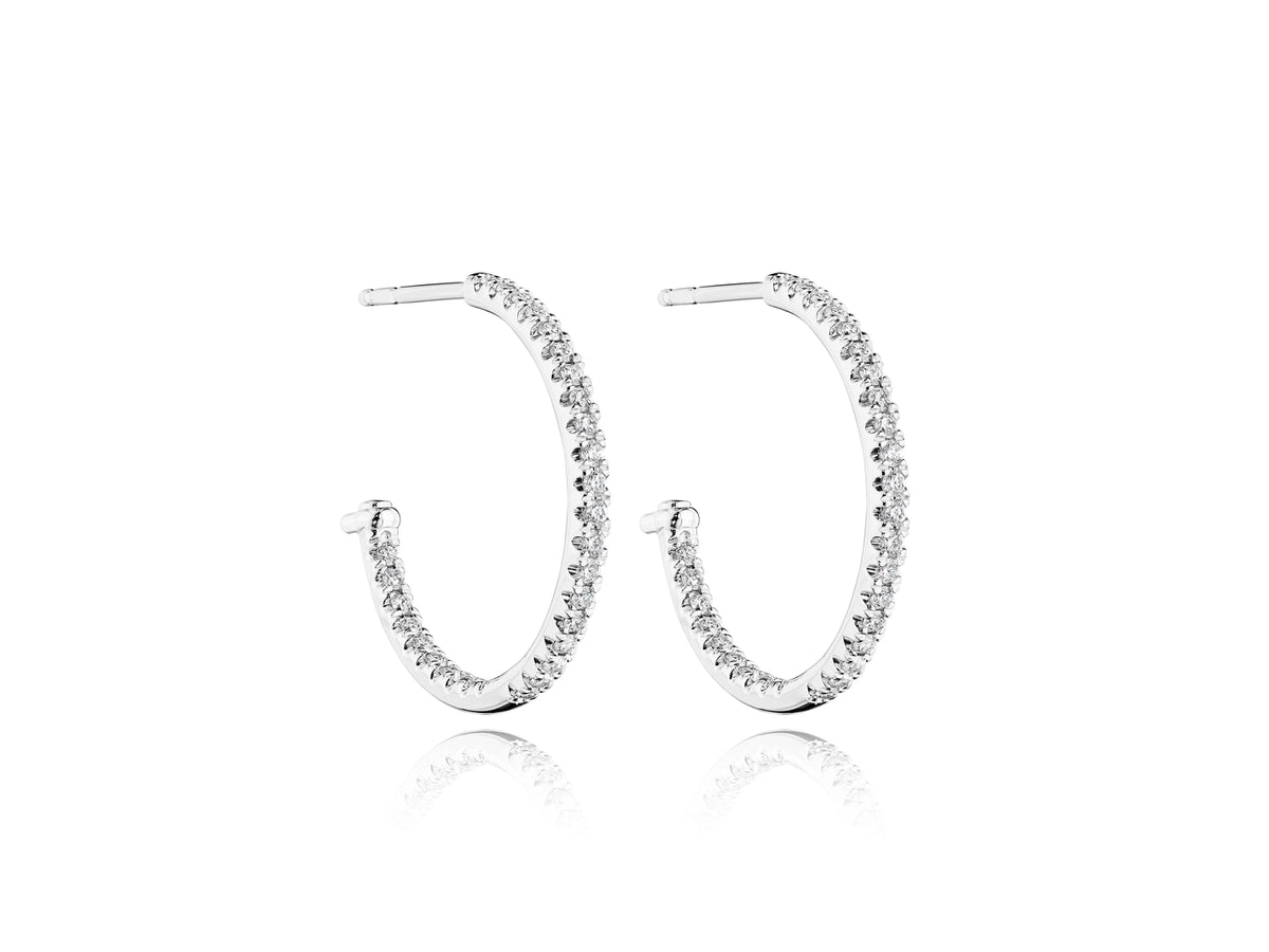 22MM WHIMSY DIAMOND HOOP