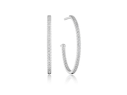 30MM WHIMSY DIAMOND HOOP