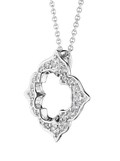 VICTORIAN OPEN DIAMOND PENDANT