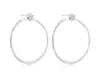MEDIUM CREST CIRCLE EARRING
