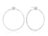 MEDIUM CREST CIRCLE EARRING