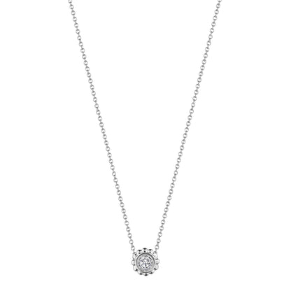 SINGLE DIAMOND BEADED PENDANT