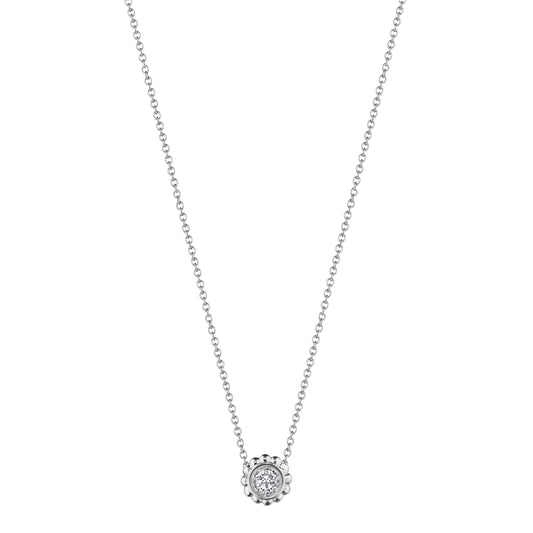 SINGLE DIAMOND BEADED PENDANT
