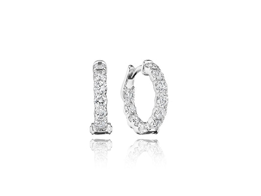 18MM AUDACITY DIAMOND HOOP