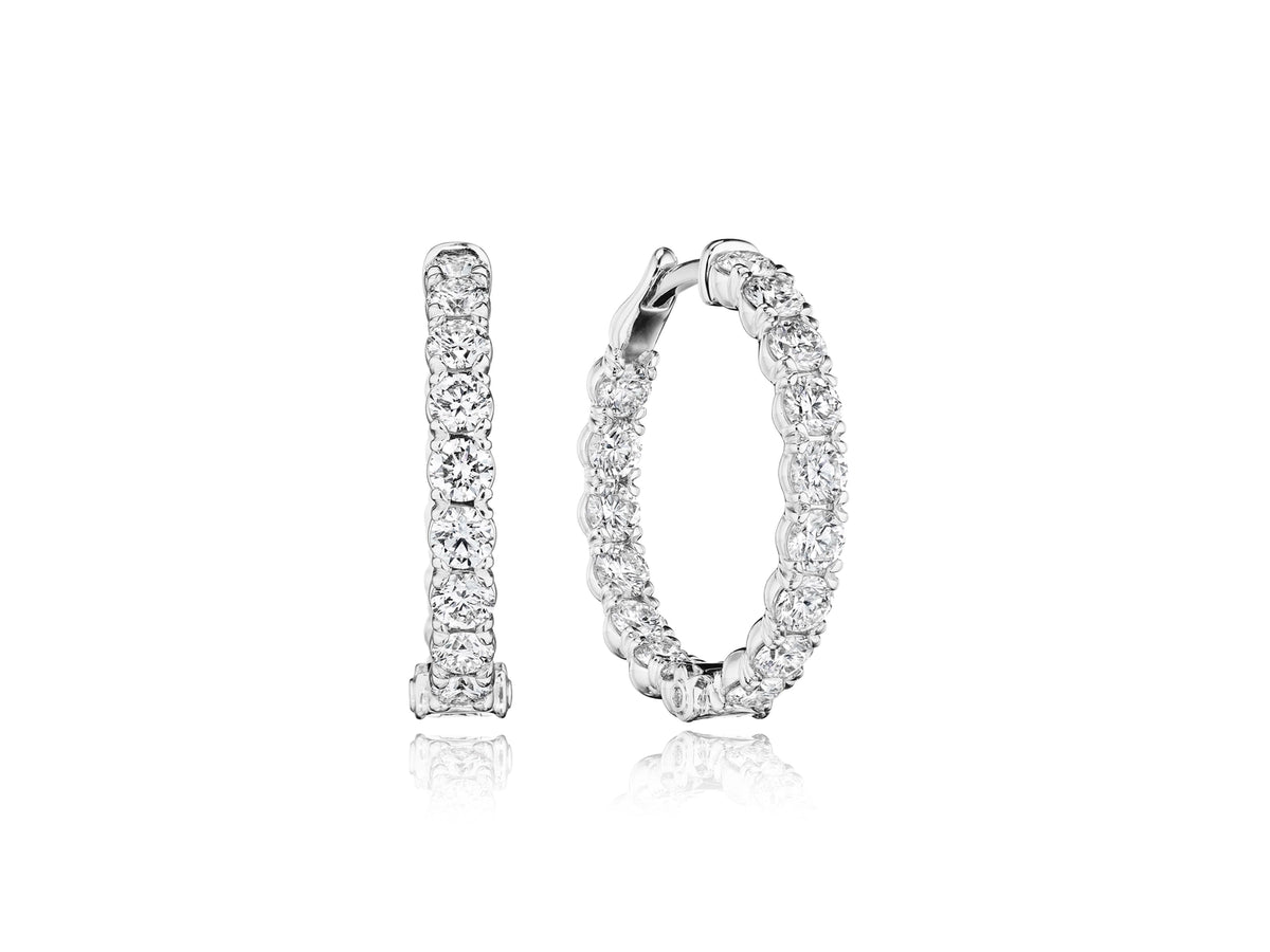 25MM AUDACITY DIAMOND HOOP