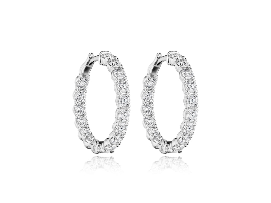 25MM AUDACITY DIAMOND HOOP